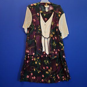 Jaclyn Smith Floral Skirt Set